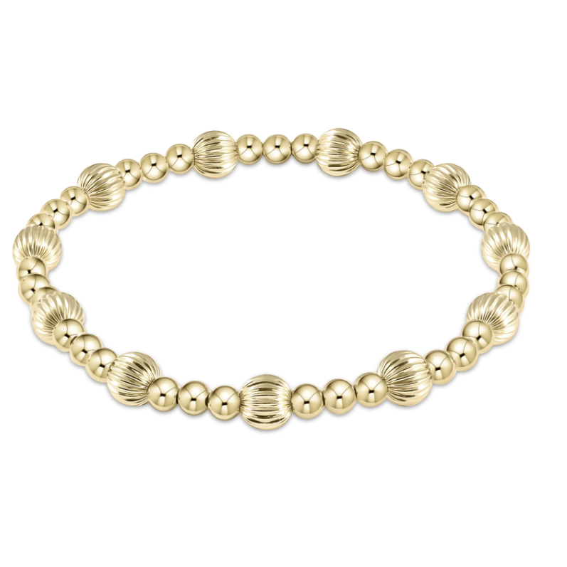 Dignity Sincerity Gold 6mm Bracelet