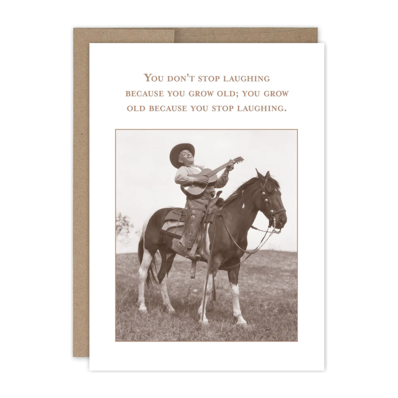 Don't Stop Laughing Card