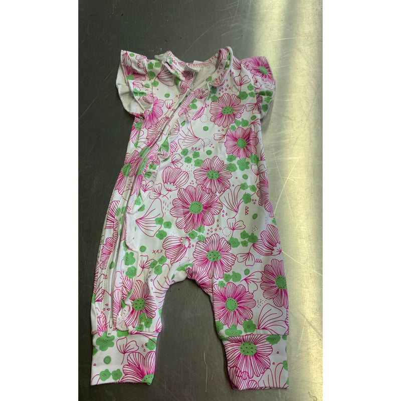 Dream Garden Zip Up Romper