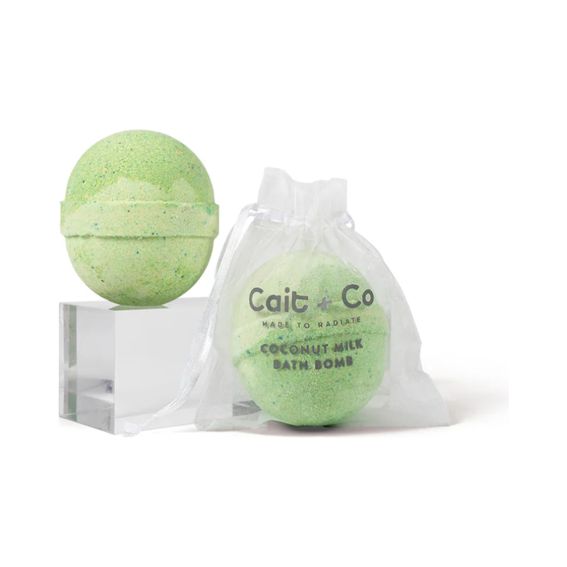 Emerald Coconut Milk Bath Bomb