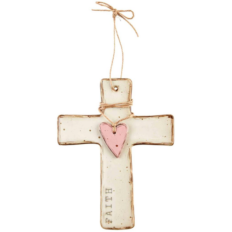 Faith Stoneware Cross
