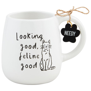 Feline Good Collar Charm Mug