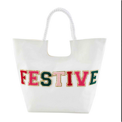 Festive Holiday Tote Bag