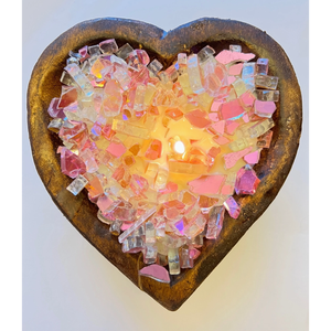 Fiery Heart Dough Bowl Soy Candle