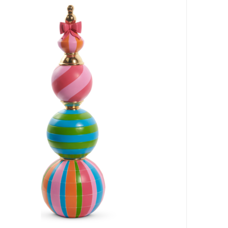 36" Bright Multicolor Finial