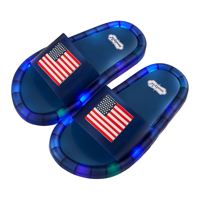 Flag Light-Up Sandals