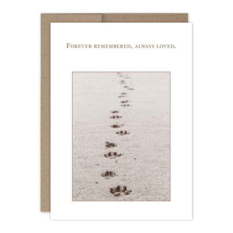 Forever Remembered Pet Sympathy Card