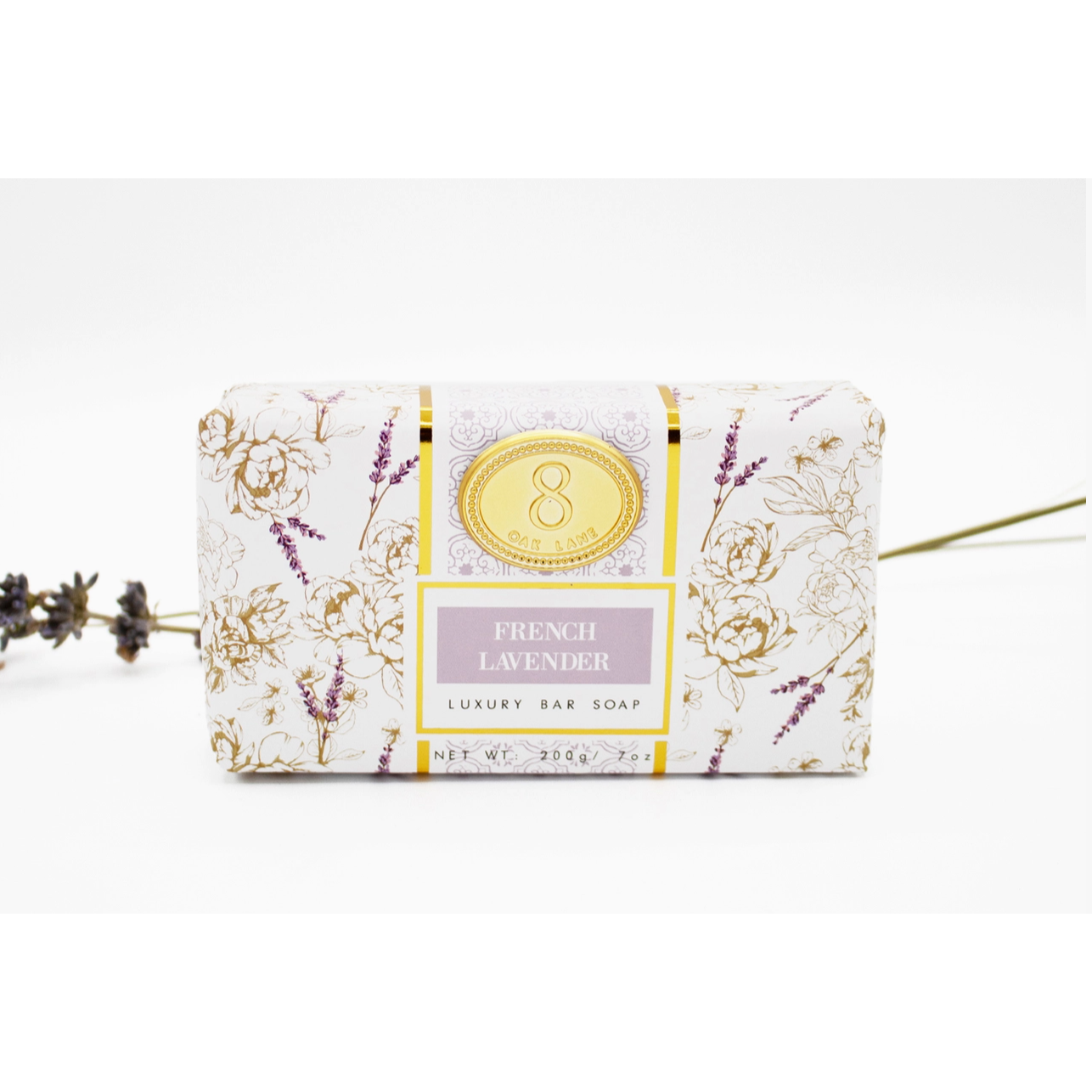 French Lavender Wrapped Bar Soap 