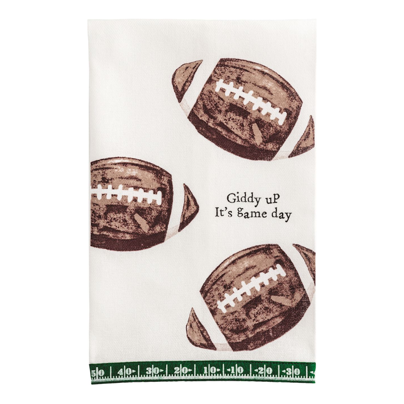Giddy Up, It's Game Day Tea Towel