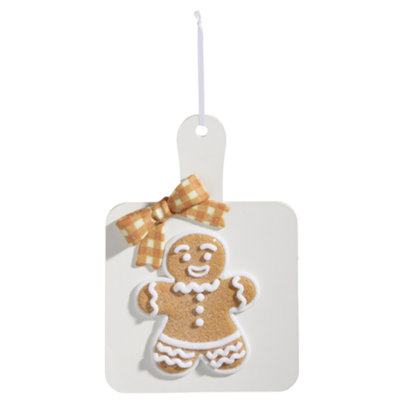 Gingerbread Cookie Cutting Board Ornament