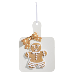 Gingerbread Cookie Cutting Board Ornament