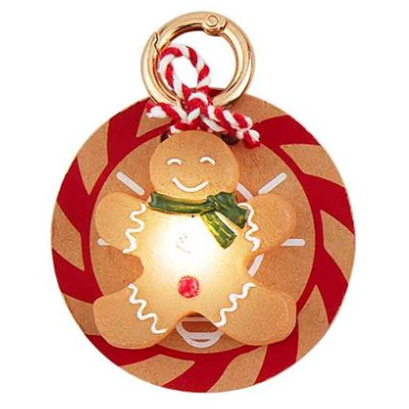 Gingerbread Light up Dog Charm