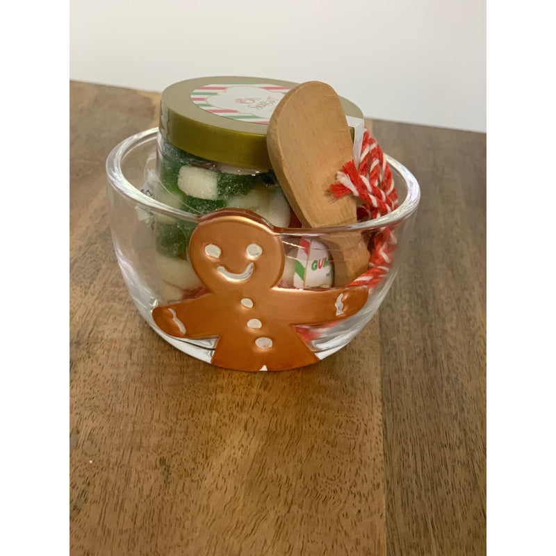 Gingerbread Candy Bowl Gift Set