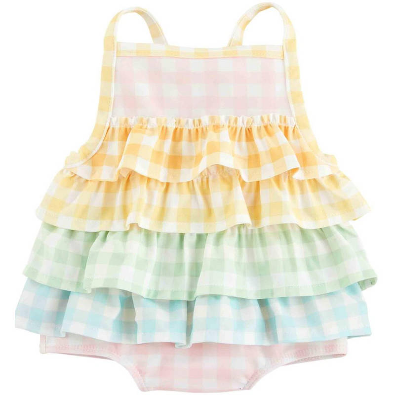 Gingham Ruffle Swimsuit