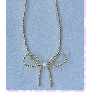 Gold Filled Bow Necklace