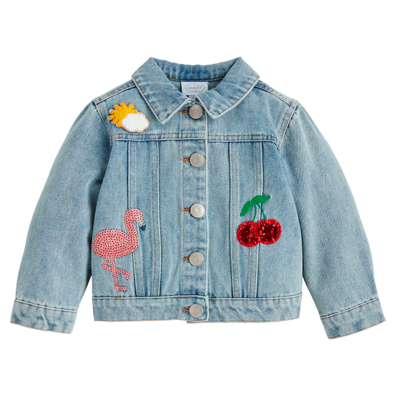 Girl Denim Patch Jacket