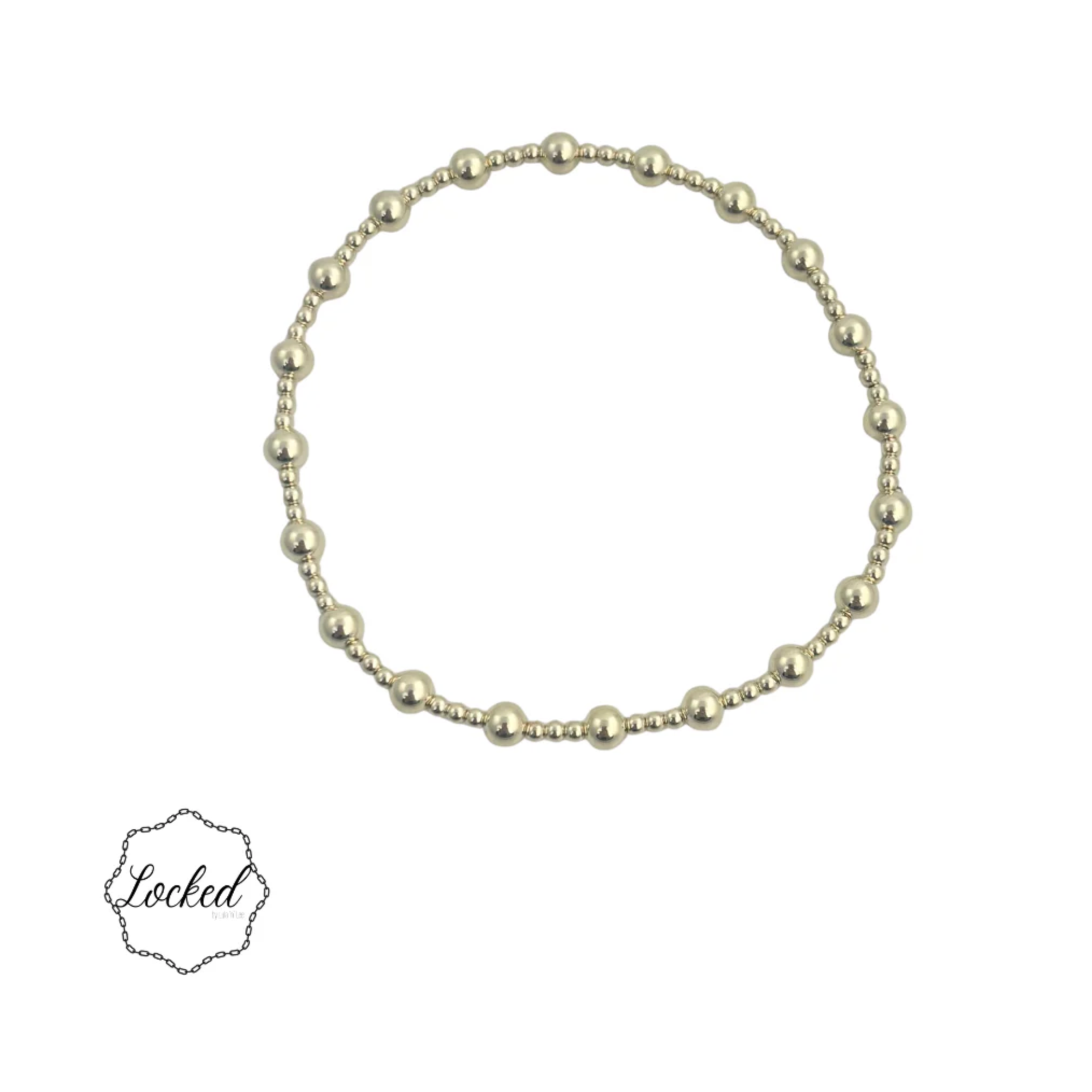 gold filled stackable bracelet
