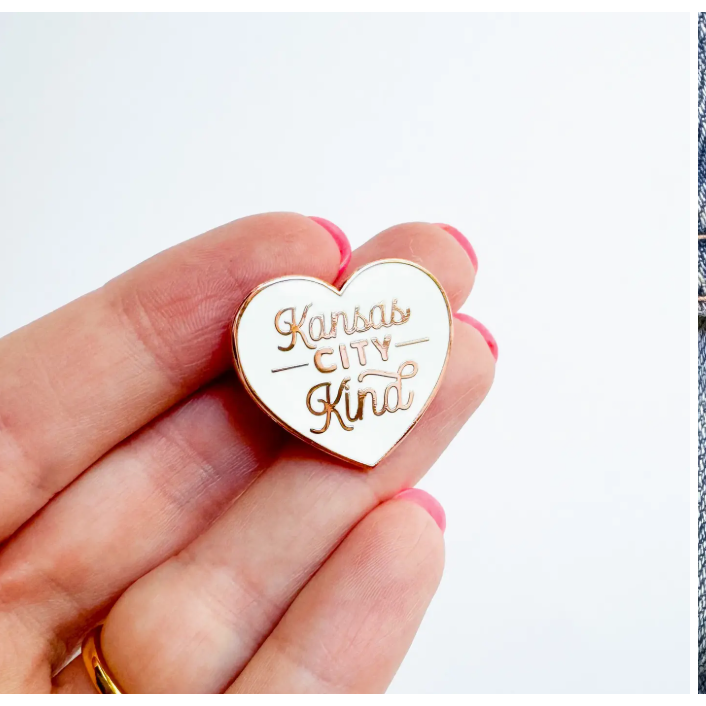 Rose Gold Kansas City Kind Pin
