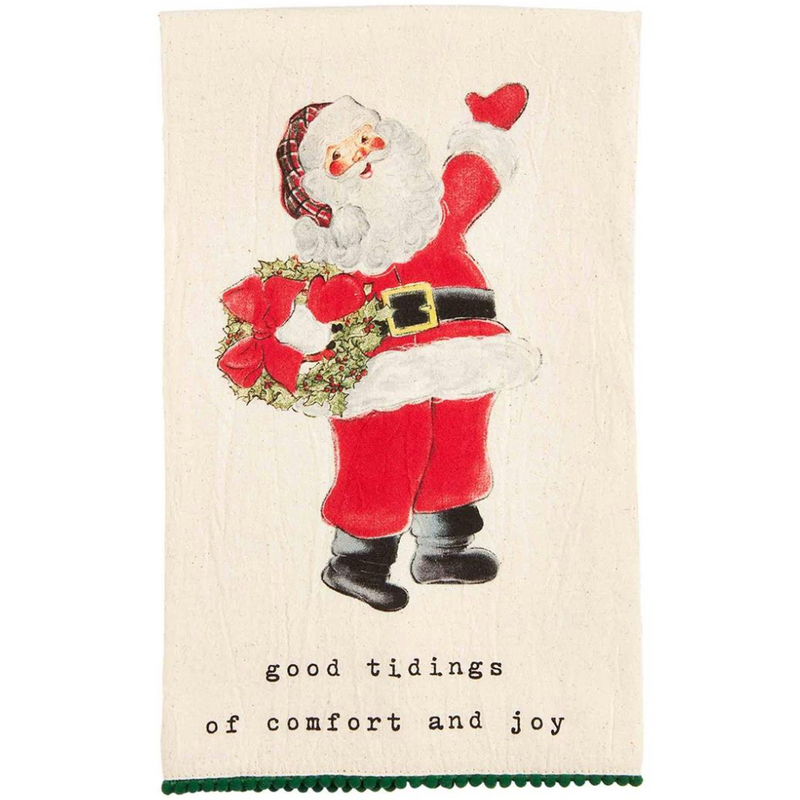 Good Tidings of Comfort and Joy Tea Towel 