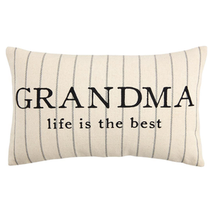 Grandma Striped Pillow 