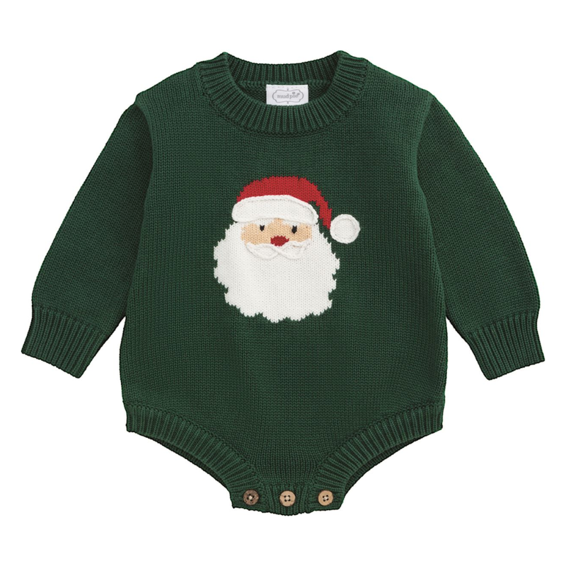 Green Santa Sweater Bubble