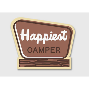 Happiest Camper Sticker