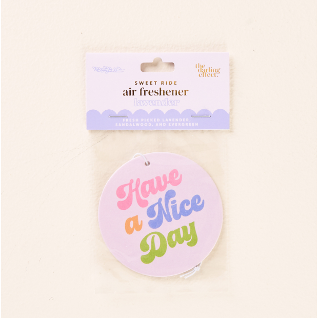 Have a Nice Day Car Air Freshener