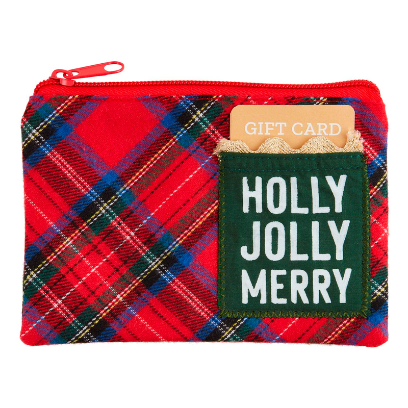 Holly Jolly Merry Light Up Gift Pouch