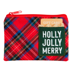 Holly Jolly Merry Light Up Gift Pouch