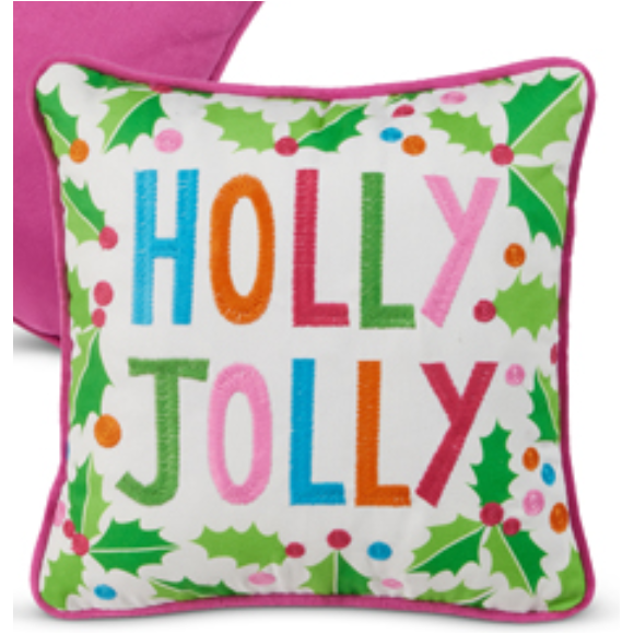 Holly Jolly Pillow