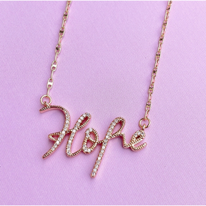 Hope Necklace in Gold
