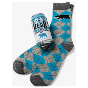 Ice Cold Bear Beer Can Socks