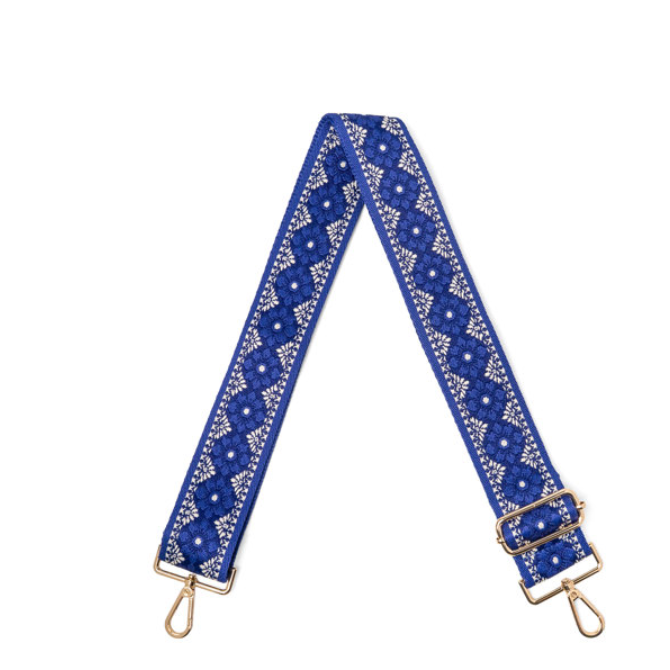Kedzie Indigo Bloom Embroidered Interchangeable Strap 