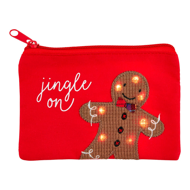Jingle On Light Up Gift Card Pouch