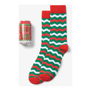 Jingle all the Way Beer Can Socks