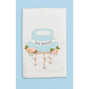 Just Married Tea Towel 