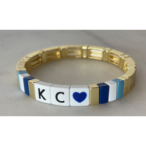 KC Baseball Tile Bracelet