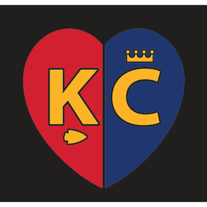KC Football and Baseball Sticker