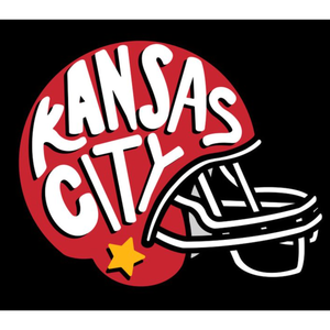 Kansas City Red Football Helmet Sticker