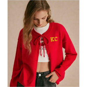 Lace Up Cardigan