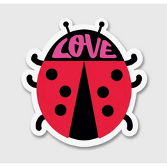 Ladybug Love Sticker