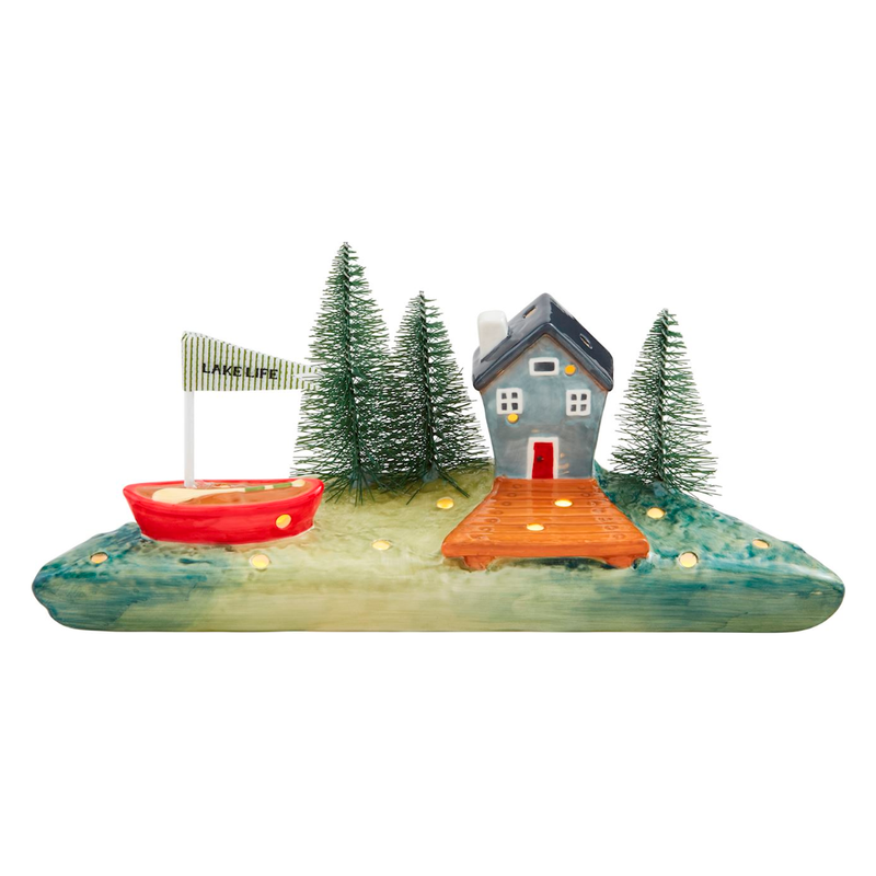 Lake Large Scene Sitter