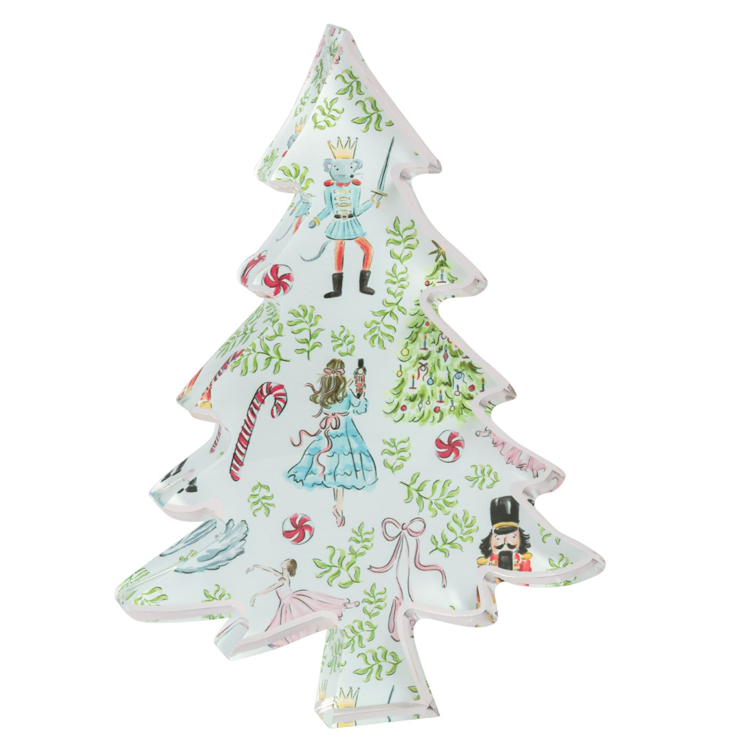 Large Nutcracker Pattern Acrylic Tree 