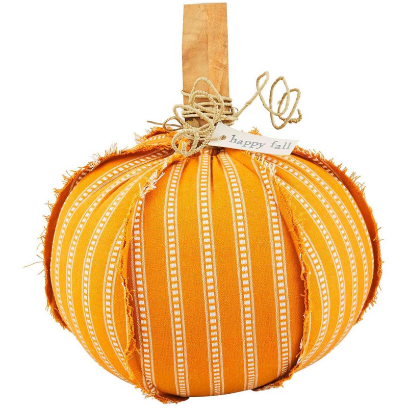 Large Orange Pumpkin Sitter