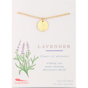 Lavender Botanical Necklace