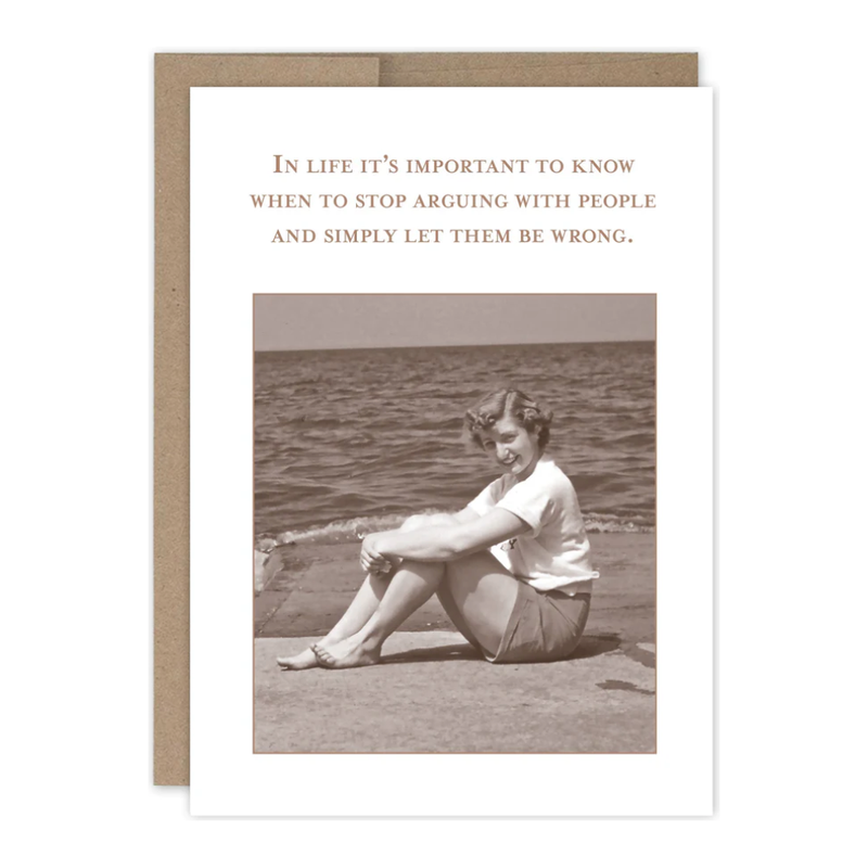 Let Them Be Wrong What A Hoot Card