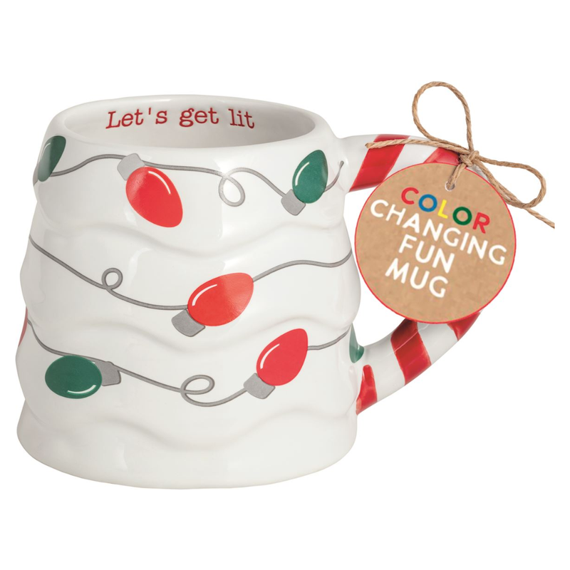 Let's Get Lit Lights Color Changing Mug