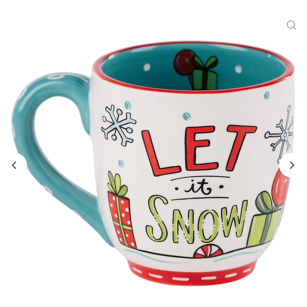 Let it Snow Coffee Mug Front