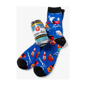 License to Grill Beer Can Socks