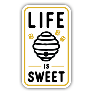 Life if Sweet Beehive Sticker